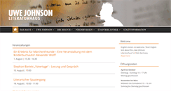 Desktop Screenshot of literaturhaus-uwe-johnson.de